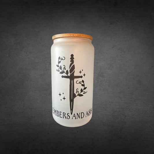 Embers and Ash Frosted Glass